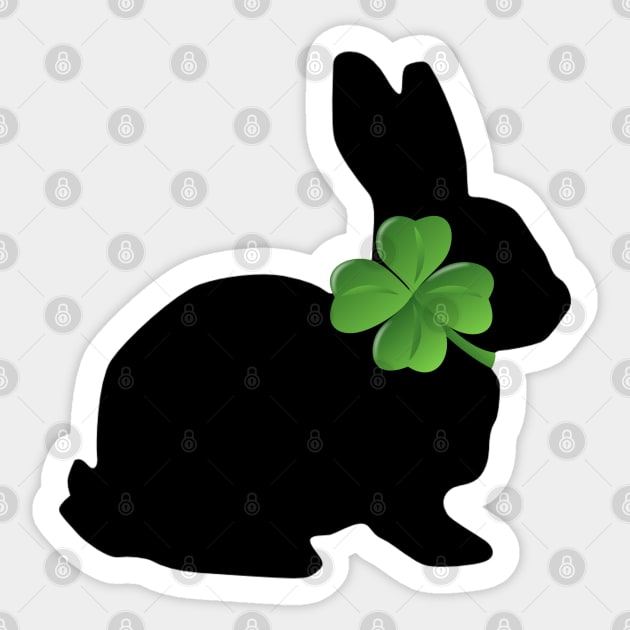 Shamrock Bunny Sticker by HolidayBug